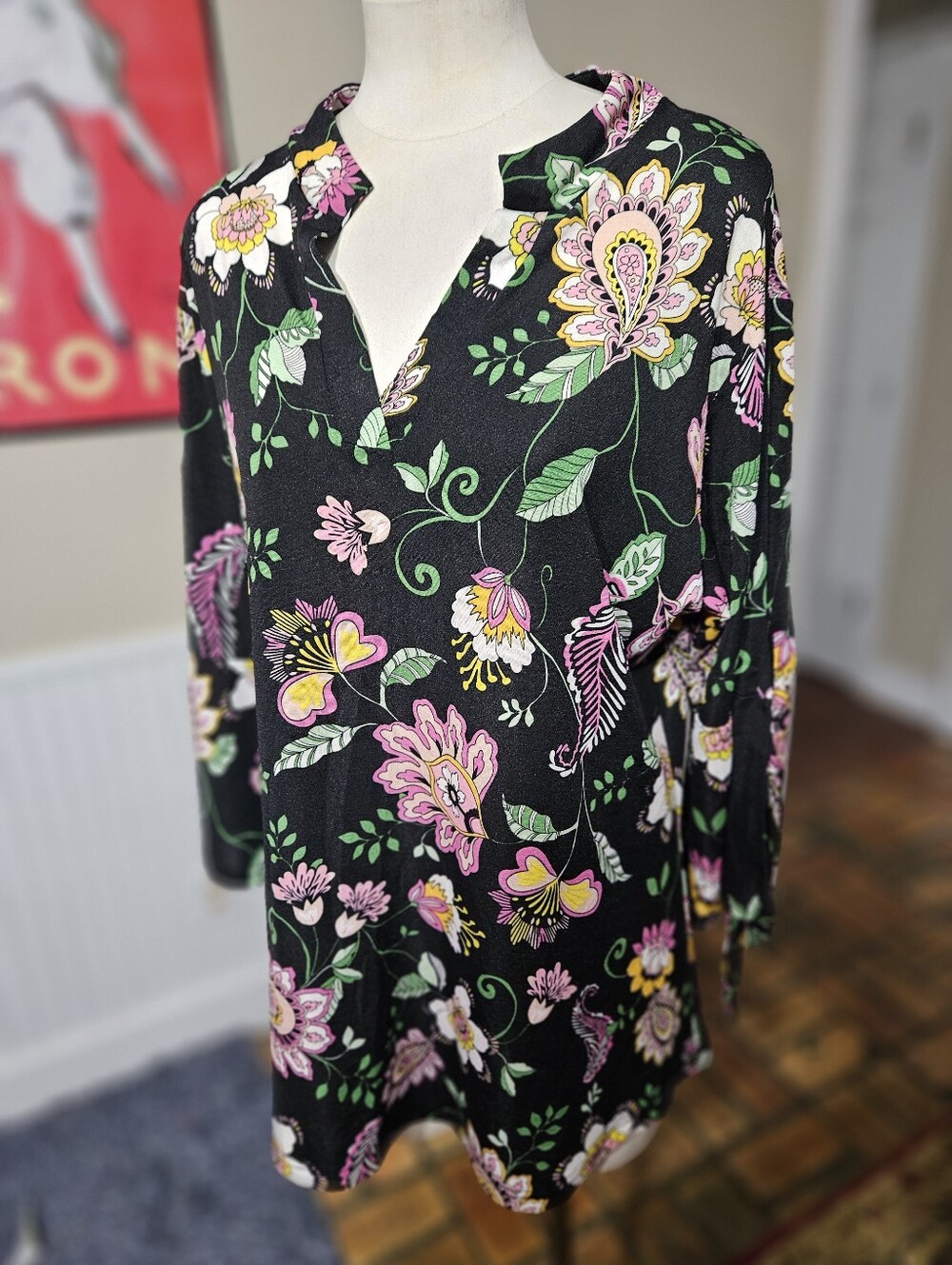 Lildy Split Sleeve Tunic Large XL